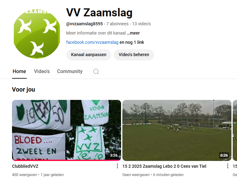 Volg ons YouTube kanaal