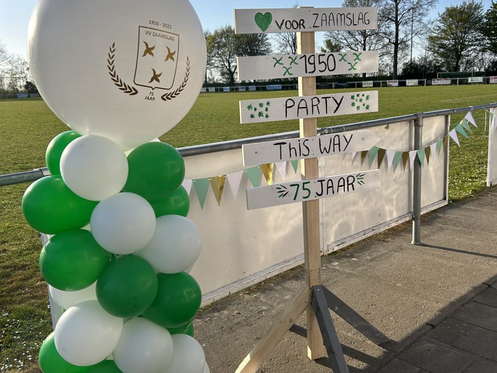 Jubileumweekend VV Zaamslag 75 jaar