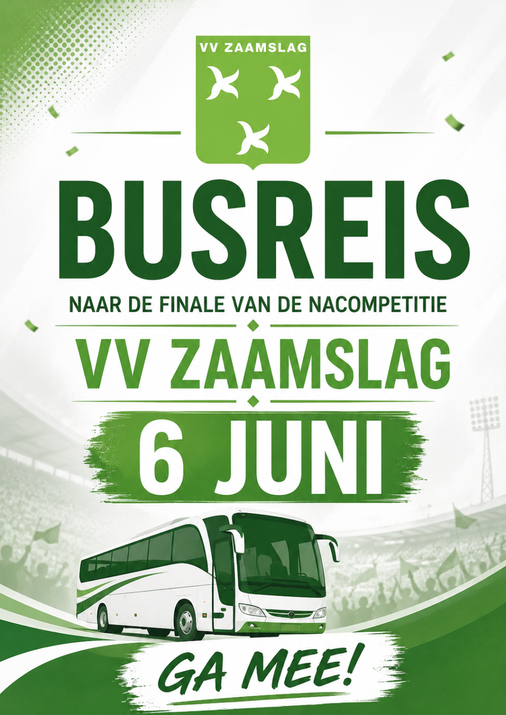 Bus naar de finale van de nacompetitie-Update