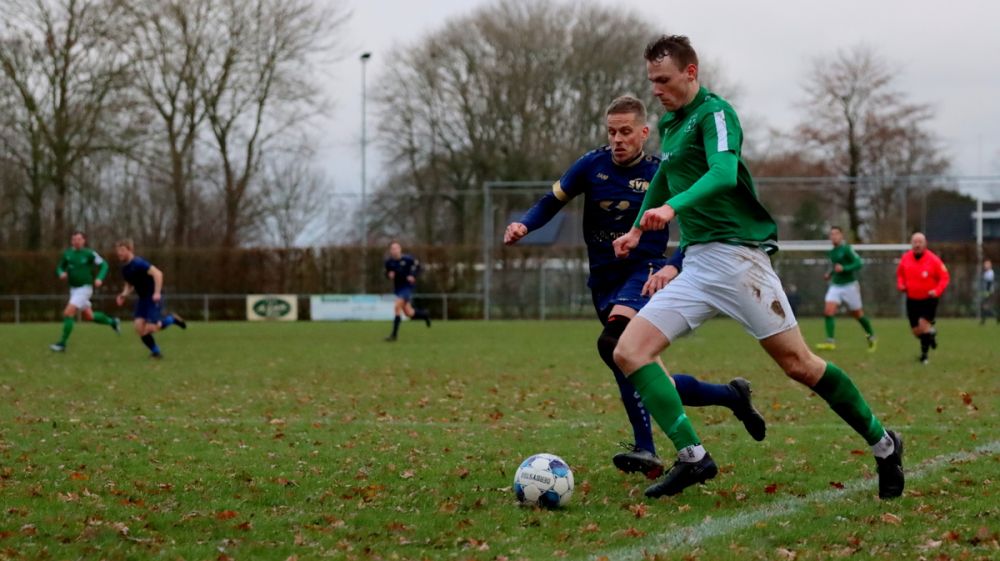 Groen-witten sluiten eerste seizoenshelft af met zege op Nieuwdorp