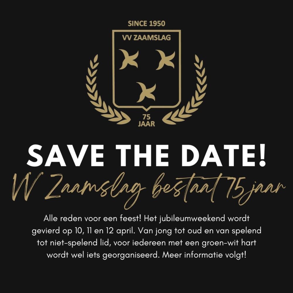 Jubileumweekend |  Save the Date