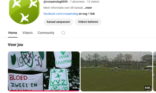 Volg ons YouTube kanaal