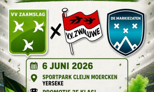Locatie nacompetitie bekend