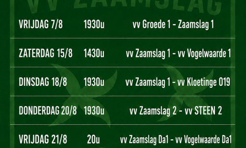 Schema voorbereiding